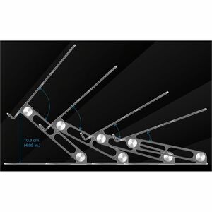j5create JTS127-N Höhenverstellbar Notebook-Ständer - Bildschirmgröße: Bis zu 16 Zoll (40,64 cm) - 4 kg TragfähigkeitDispl