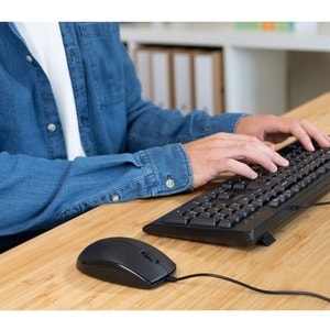 Trust - Kit clavier et souris filaires silencieux, étanche et ambidextre PRIMO