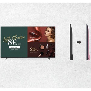 LG 50UR640S 127 cm (50") LCD Digital Signage Display - 3840 x 2160 - Direct LED - 400 cd/m² - 2160p - USB - HDMI - Serial 