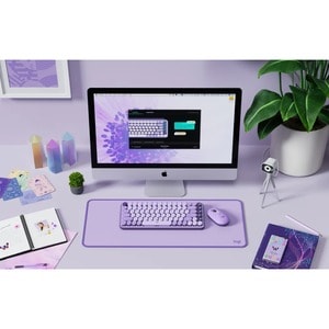 Logitech POP Keys Wireless Mechanical Keyboard with Customizable Emoji Keys - Wireless Connectivity - Bluetooth - 5.1 - 10