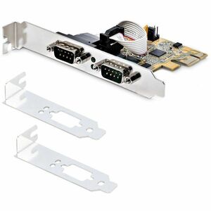 StarTech.com 21050-PC-SERIAL-LP. Hostschnittstelle: PCIe, Output interface: Seriell, Formfaktor der Erweiterungskarte: Ful