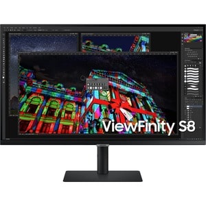 Samsung S32A800NMP 32" Class 4K UHD LCD Monitor - 16:9 - 81.3 cm (32") Viewable - Vertical Alignment (VA) - LED Backlight 