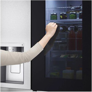 Congelatore/Freezer LG GSXV90MBAE 635 L Combinato - Metallico - Vetro temprato - Digital Inverter Compressor - Smart Conne