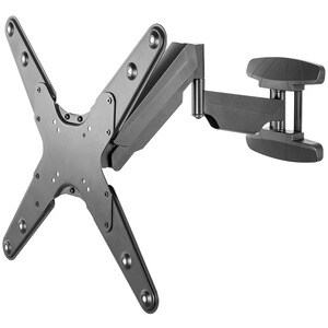 Neomounts - Supporto a parete Full Motion con molla a gas per monitor da 40" a 55", portata 30Kg. VESA max 400x400