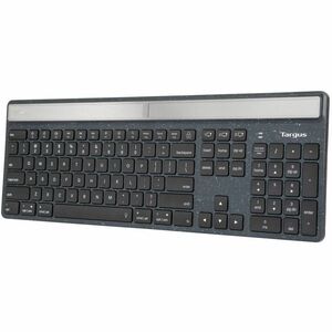 Targus Sustainable Energy Harvesting EcoSmart Keyboard - Wireless Connectivity - Bluetooth - 5 - Notebook/Tablet - PC, Mac