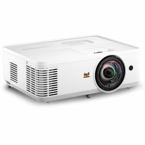 ViewSonic PS502W Short Throw DLP Projector - 16:10 - White - 1280 x 800 - Front - 1080p - 4000 Hour Normal Mode - 12000 Ho
