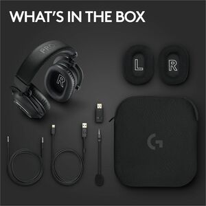 Logitech G PRO X 2 LIGHTSPEED Wireless Gaming Headset, Detachable Boom Mic, 50mm Graphene Drivers, DTS:X Headphone 2.0-7.1