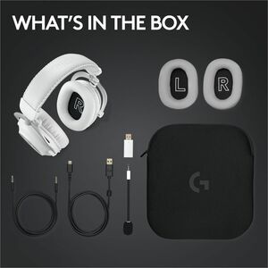 Logitech G PRO X 2 LIGHTSPEED Wireless Gaming Headset, Detachable Boom Mic, 50mm Graphene Drivers, DTS:X Headphone 2.0-7.1