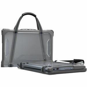 Extreme Shell-F2 Slide Case for Lenovo 500e/w G4 Chromebook 12" (Gray/Clear) - For Lenovo Chromebook - Gray, Clear - Scrat