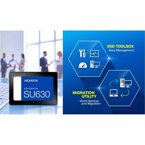 Unidad de estado sólido Adata Ultimate SU630 ASU630SS-480GQ-R - 2.5" Interno - 480GB - SATA (SATA/600) - Negro - 100TB TBW