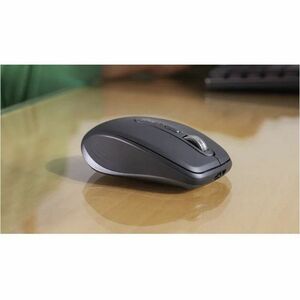 Logitech MX Anywhere 3S 鼠标 - 蓝牙 - USB - 暗视野 - 6 按钮 - 灰 - 无线 - 可充电 - 8000 dpi - 滚轮