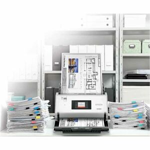 Epson WorkForce DS-32000 Sheetfed Scanner - 600 dpi Optical - 30-bit Color - 10-bit Grayscale - 90 ppm (Mono) - 90 ppm (Co
