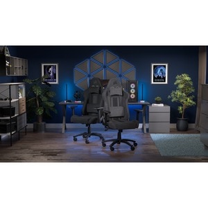 Sillón de Juego Corsair TC100 - Material/Tejido, Espuma de memoria, Acero, Nilón - Negro