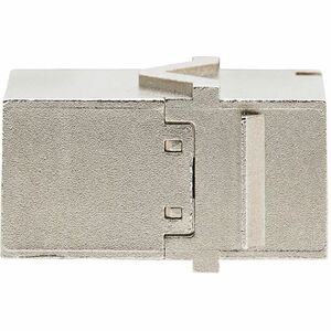 Tripp Lite series Cat6a Shielded Snap-In Coupler (RJ45 F/F), TAA - 1 x RJ-45 Keystone Female - 1 x RJ-45 Keystone Female -