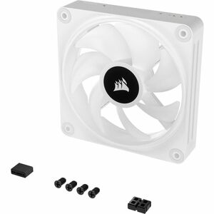 Corsair iCUE LINK QX120 RGB 120mm PWM PC Fan Expansion Kit - White - 1 x Fan(s) - 63.10 CFM Maximum Airflow - 2400 rpm - M