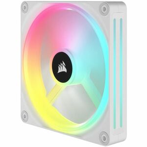Corsair iCUE QX140 Cooling Fan - 2 x Fan(s) - 82.50 CFM Maximum Airflow - 2000 rpm - Magnetic Dome Bearing - RGB LED - Whi