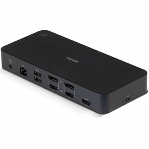 LINDY DST-Pro USB-Typ C Docking Station für Headset, Tablet-PC, Smartphone, Notebook, Mikrofon, Monitor - Ladefunktion - 1
