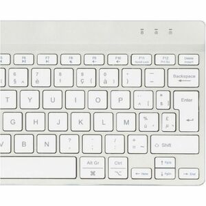 R-Go Compact Break ergonomic keyboard, QWERTY (US) - bluetooth, white