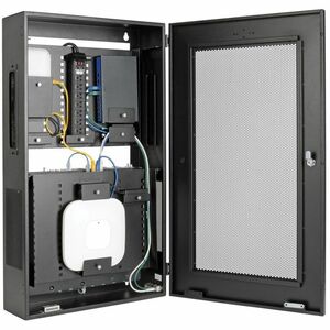 Tripp Lite series SmartRack SRWF6UMOD Cable Organizer - Black Powder Coat - Structured Wiring Enclosure - 3U Rack Height -