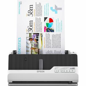 Epson DS-C490 Sheetfed Scanner - 600 dpi Optical - 10-bit Color - 40 ppm (Mono) - 40 ppm (Color) - Duplex Scanning - USB