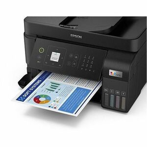 Impresora de inyección de tinta multifunción Epson L5590 Con cable e inalámbrico EcoTank - Color - Copiadora/Fax/Impresora