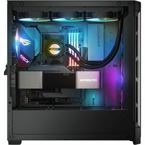 COUGAR CGR-5AD1B-RGB Gabinete para computadora gamer - Mini ITX, Micro ATX, ATX, SSI CEB, EATX Placa base admitida - Media