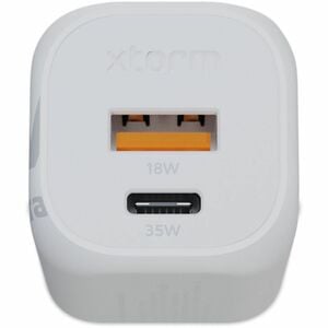 Xtorm 35W GaN² Ultra Wall Charger. Charger type: Indoor, Power source type: AC, Charger compatibility: Universal, USB Type