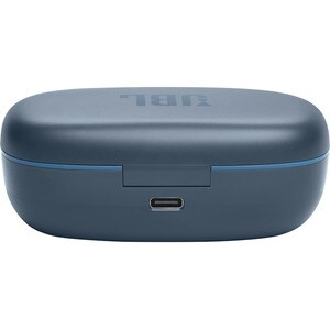 JBL Endurance Peak 3 True Wireless Over-the-ear Stereo Earset - Blue - Binaural - In-ear - Bluetooth - 16 Ohm - 20 Hz to 2