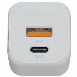 Xtorm 20W GaN² Ultra Wall Charger. Charger type: Indoor, Power source type: USB, Charger compatibility: Universal, USB Typ