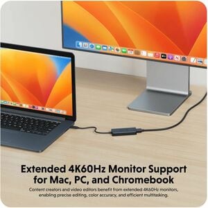 HyperDrive Next 4 Port USB-C Hub - for Monitor, MacBook - Charging Capability - 4 Port(s) - USB 3.2 (Gen 2) Type C - 1 Dis