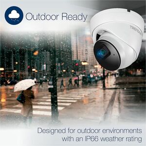 Telecamera di rete TRENDnet TV-IP1515PI 5 Megapixel Interno/esterno - Colore - Dome - Bianco - 30 m Infrarossi Visione not