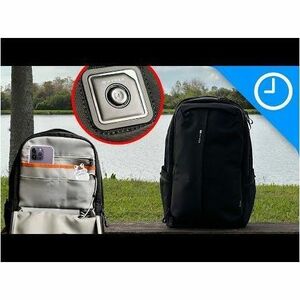 Hyper HyperPack Pro HP20P2BKGL Carrying Case (Backpack) for 32.8 cm (12.9") to 40.6 cm (16") Apple MacBook - Black - Water