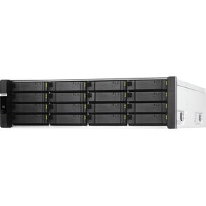 QNAP, QNAP Enterprise ZFS NAS ES1686DC-2142IT-128G SAN/NAS Storage System - 2 x Intel Xeon D-2142IT Octa-core (8 Core) 1.9