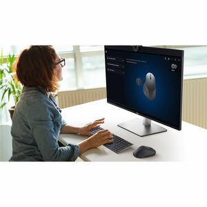 Dell Premier MS900 Mouse - Track-On-Glass - Wireless - Bluetooth/Radio Frequency - 2.40 GHz - Rechargeable - Graphite - US
