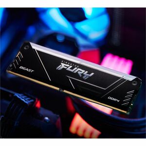 Kingston FURY Beast RAM Module for Motherboard - 64 GB (4 x 16GB) - RGB - DDR4-3200/PC4-25600 DDR4 SDRAM - 3200 MHz Dual-r