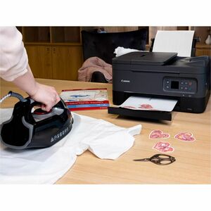 Stampante multifunzione a getto di inchiostro Canon PIXMA TS7450i Wireless - Colore - Nero - Fotocopiatrice/Stampante/Scan