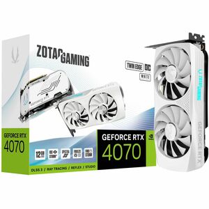 Zotac NVIDIA GeForce RTX 4070 Graphic Card - 12 GB GDDR6X - 7680 x 4320 - 2.49 GHz Boost Clock - 192 bit Bus Width - PCI E