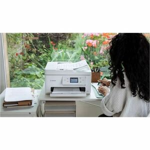 Imprimante Jet d'Encre Multifonction Canon PIXMA TS7650i Sans fil - Couleur - Blanc - Copieur/Imprimante/Scanner - Résolut