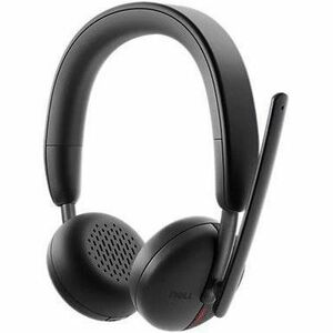 Dell WL3024 Wireless On-ear, Over-the-head Stereo Headset - Black - Microsoft Teams Certification - Siri, Google Assistant