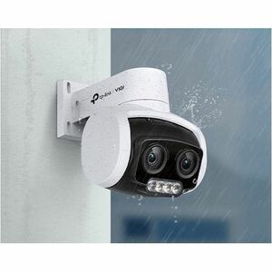 TP-Link VIGI C540V 4 Megapixel Outdoor, Innen 2K Netzwerkkamera - Farbe - Schwarz, Weiß - 30 m Farbe Nachtsicht - H.265+, 