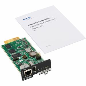 Carte Gigabit Ethernet pour Unité de distribution d'alimentation, Alimentation sans coupure - Eaton - 1000Base-T - 1 Port(