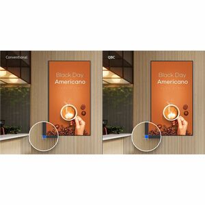 Samsung QB85C-N 2159 mm 4K UHD LCD Digital Signage Display - 16 Hours/ 7 Days Operation - Energy Star - Vertical Alignment