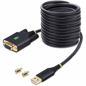 StarTech.com 3.05 m Serial/USB Data Transfer Cable - 1 - Cable for Desktop Computer, Notebook, Peripheral Device, Monitor,