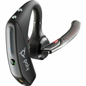 Poly Voyager 5200 无线 挂耳式, 耳塞 Mono 耳机 - 黑 - Microsoft Teams认证 - Google Assistant, Siri - 单声道 - 入耳式 - 3000 cm - 蓝牙 - 32 欧姆 -