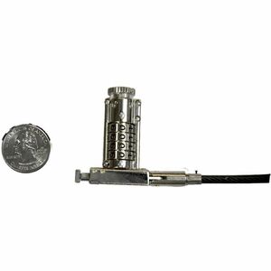 Noble NG07T Cable Lock For Notebook, Printer, Projector - 1.80 m Cable - Resettable - 4-digit - Patented T-bar/Combination