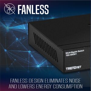 TRENDnet TEG-S5091 8 Ports Ethernet Switch - 2.5 Gigabit Ethernet, 10 Gigabit Ethernet - 2.5GBase-T, 10GBase-X - TAA Compl