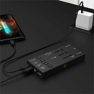 j5create JVA06-N Videoaufnahmegerät - Schwarz - Funktionen: Videoaufnahme - 1080p, 768p, 576p, 480p, 576i - USB 3.0 Typ C 