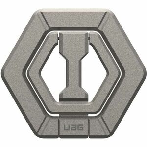 Urban Armor Gear Magnetic Ring Stand - Titanium - Portrait, Landscape - 2.4" Width x 0.5" Depth - Metal, Titanium, Zinc - 
