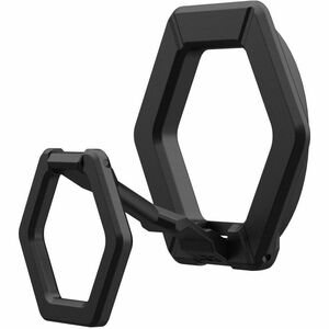 Urban Armor Gear Magnetic Ring Stand - Black/Black - Landscape, Vertical - Metal - Black - Magnetic, Kickstand, 360° Rotat