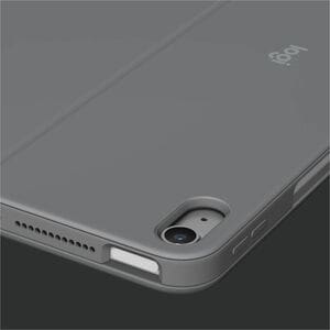Logitech Combo Touch Keyboard/Cover Case Apple iPad Air (5th Generation), iPad Air (4th Generation) Tablet - Grey - Scuff 